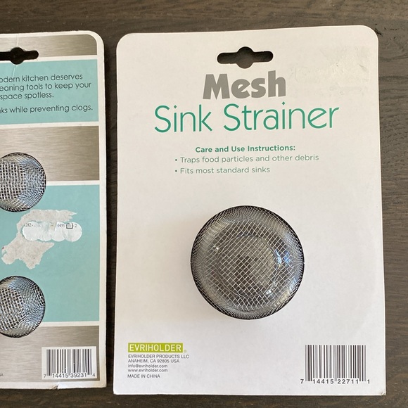 Mesh Sink Strainer and Vanity Strainers - Picture 4 of 4